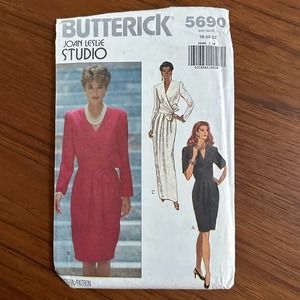UNCUT Butterick Pattern 5690 Dress Size 18-22